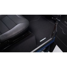 Defender 110 Tekstilmatter Sort 